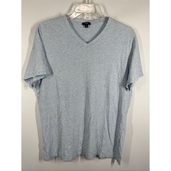 Vince Tops - B33 Vince light blue 100% cotton v neck T-shirt Women top size medium